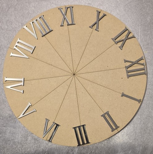 Vintage clock roman numeral