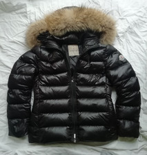 Moncler Black Goose Down Puffer Jacket - Size 4