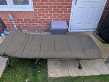 Avid Revolve Sleep System - Carp Fishing Bedchair System & fox Eos pillow
