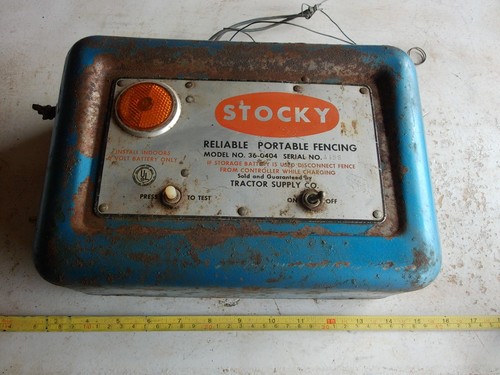 Vintage electric fencer stocky - vintage,