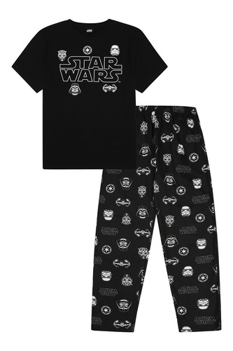 Mens star wars long black - black, and