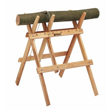 Stihl wooden logging saw - wooden, horse