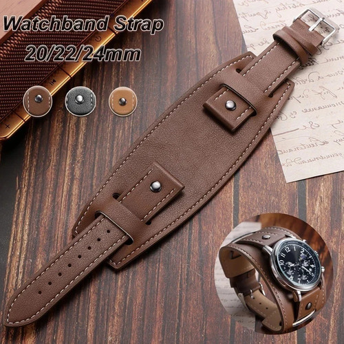 Vintage bund leather watch - vintage,