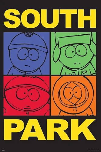 South park color quad 24x36 - south,