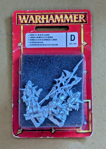 Warhammer black guard dark elf - black,