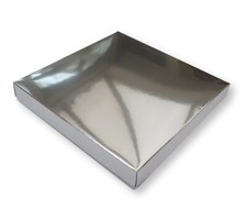 1 SILVER 8 x 8 INCH BOX