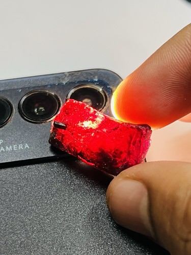 Natural red garnet raw - 39,