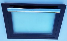 Rangemaster Leisure Kenwood cooker main oven door with inner & outer glass black