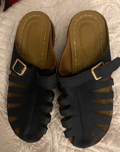 Lightweight navy mule size - mule, 41