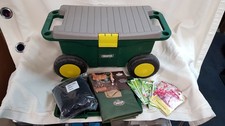 Draper Gardeners Tool Cart and Seat on Wheels