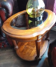 Wood And Glass Occasional/Side Table - FREE DELIVERY *M/CR ONLY
