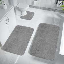Achiiso Bathroom Mat Sets 3