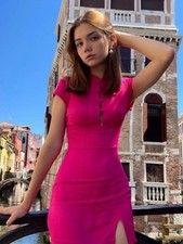 Zara Fuschia Hot Pink Mandarin
