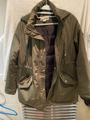 Michael kors khaki coat - michael, med