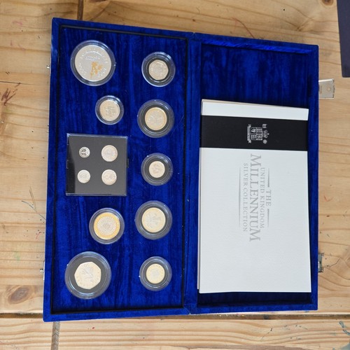 Coin silver proof millennium - coin,