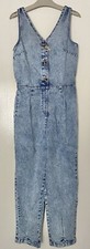 Girl's Next Denim Tie Back Jumpsuit Age 11yrs, 14yrs, 16yrs