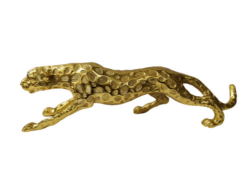 Decorative gold leopard large - leopard,