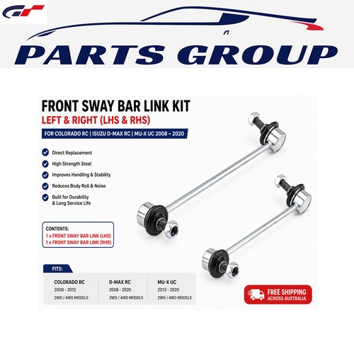 Front sway bar link - kit, left