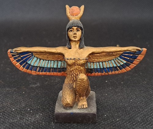 Egyptian resin figure isis - resin,