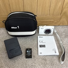 NIKON 1 J3 Digital Mirrorless Camera Body - White with Extras