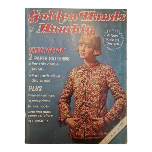 Vintage golden hands - hands, magazine