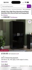 Wayfair Black Gloss Double