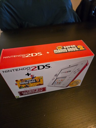 Boxed nintendo 2ds red - boxed, red/white