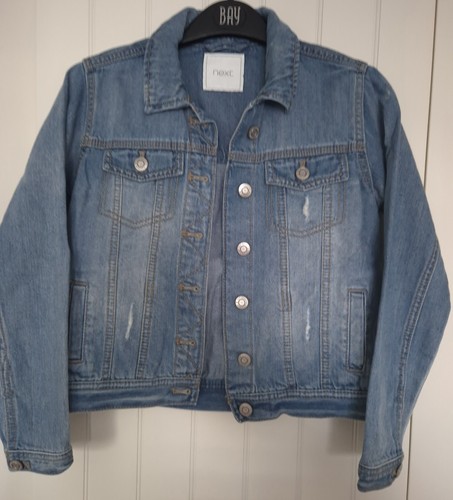 Next girls blue denim - girls, jacket