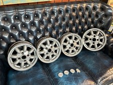 4.5x12" Standard Classic Mini Minilite Alloy Wheels 12 Inch Lite 12" " Rover