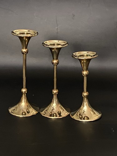Vintage dansk brass candle - dansk,