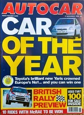 AUTOCAR MAGAZINE 17-NOV-99 - Porsche 911 GT3, Audi TT Coupe, Fiat Punto 1.2