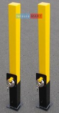 2 x Security Posts, Removable and Heavy Duty, Parking Bollard Maypole MP9731