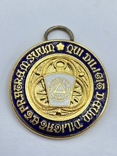 Vintage Grand Lodge of Mark Master Masons Enamel & Gilt Jewel