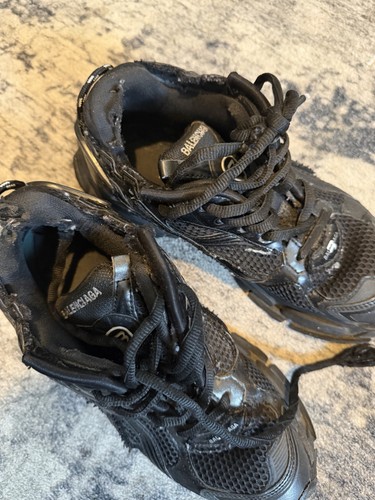 Balenciaga black mesh low - balenciaga,