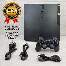 Sony PS3 Slim Console Full Setup | Choose HDD Size | 120GB - 500GB | PAL