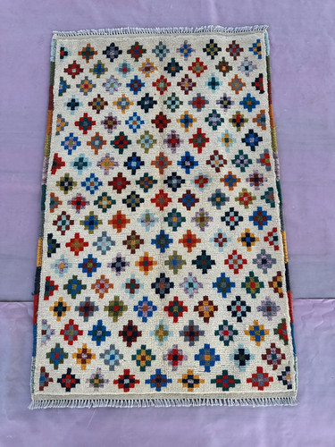 Afghan baluchi wool rug - baluchi,
