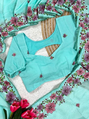 Women kota cotton saree - kota,