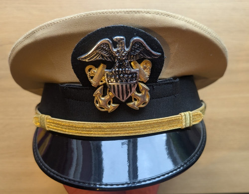 Ww2 navy officers visor cap - ww2,