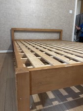Habitat Japanese Style Double Bed Frame High Quality Mattress Can Be Included