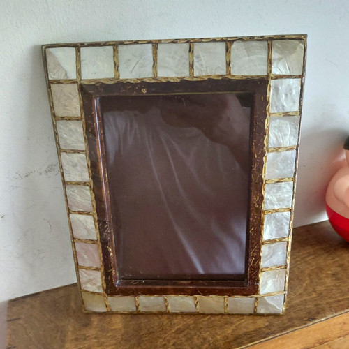 Lux mosaic wood photo - mosaic, frame