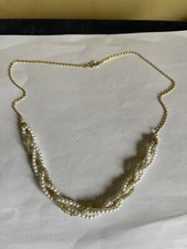 Vintage Gold Tone Seed Pearl