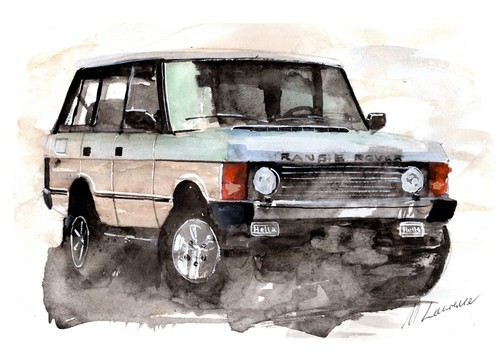 Painting range rover - painting,