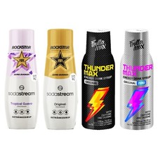 Energy Drinks - Original Rockstar SodaStream - ThunderMax FruttaMax Syrups