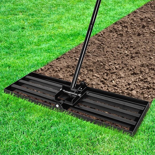 Garden lawn levelling rake - levelling,