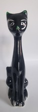 MCM Ceramic Black Cat Bud Vase.