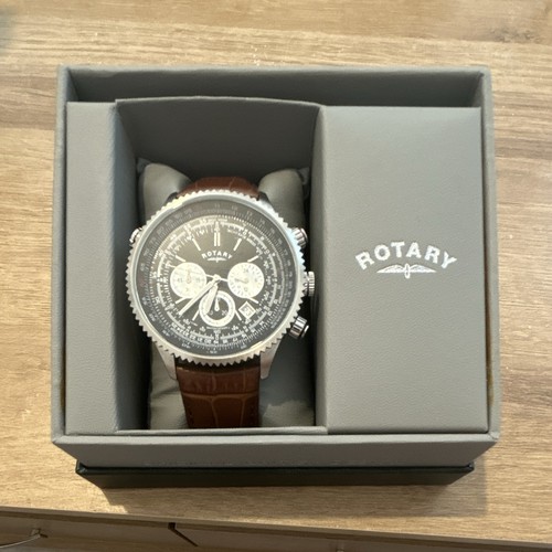 Rotary chronograph men black - rotary, men's