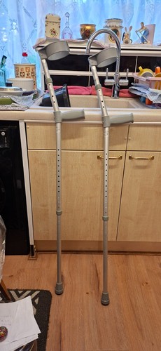 Pair elbow crutches days brand - crutches,