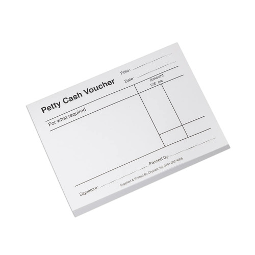 Pads petty cash - petty, voucher