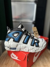 Size 4- Nike Air More Uptempo Industrial Blue FJ1387-001