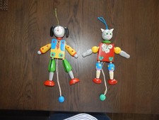Wooden Jumping Jack Puppet Toy